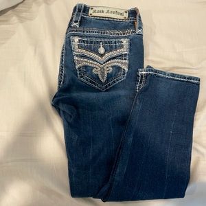 Rock Revival Mid Rise Straight Jeans